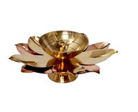 Brass Jyoti Diya Lamp Lotus Shape