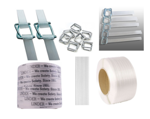 Composite Strapping - 13/16/19/25/32/34mm Width White Polyester Material - Strong Non-Metal System with High Retained Tension and Shock Absorbency