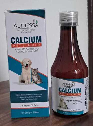 Dog calcium syrup