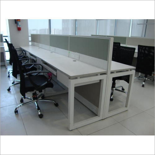 Tubular Ring Office Workstation Furniture