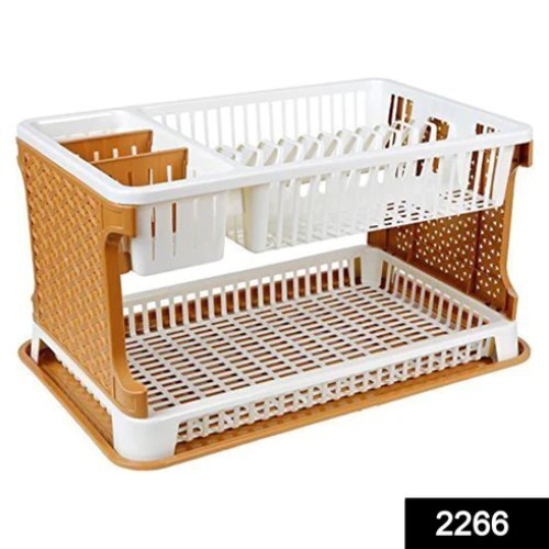 White Kitchen Organizer Rack