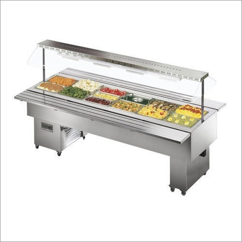 Stainless Steel Semi-Automatic Outdoor Salad Bar