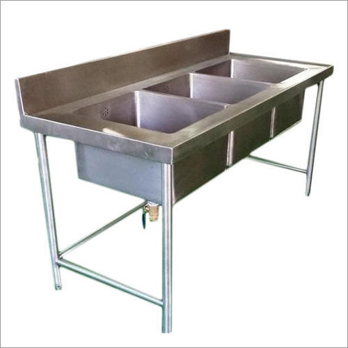 3 Bowl Stainless Steel Sink