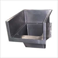 Ss Single Bowl Hand Wash Sink - Stainless Steel, Wall Mounted, Square Shape | Elegant Look, Durable Design, Glossy Finish, Hygienic And Versatile