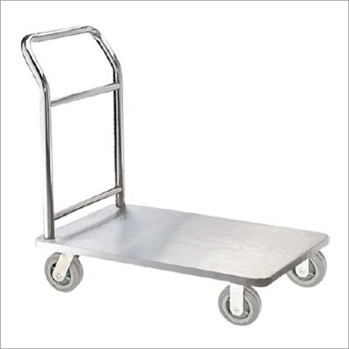 4 Wheel Stainless Steel Trolley