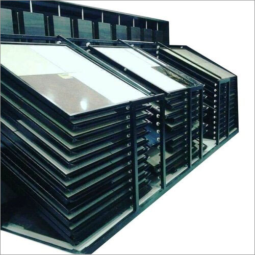 Cassete Style Tile Display Stand Application: Commercial