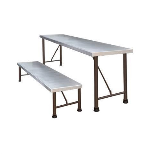 SS Outdoor Bench And Table