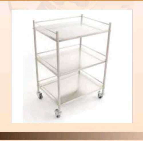 Three shelve instrument trolley