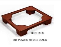 001 Plastic Trolley Fridge Stand