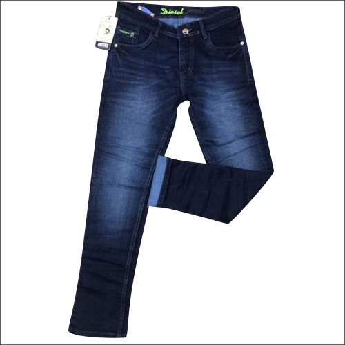 Blue Mens Denim Slim Fit Jeans