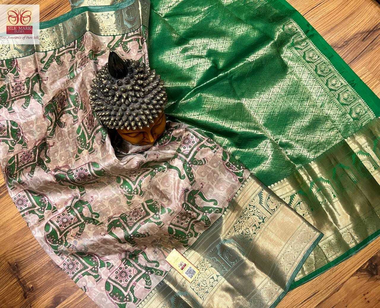 pure kanchipuram new soft silk saree