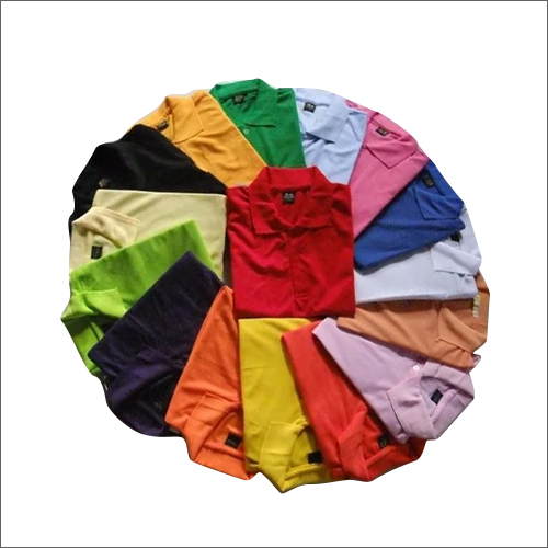 Mens Plain Cotton Collar T-Shirt - Cotton, Any Size, All Colors, Polo Neck, Regular Fit, Half Sleeves, Casual Wear, Plain Pattern