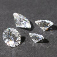cvd round polished diamond cvd hpht