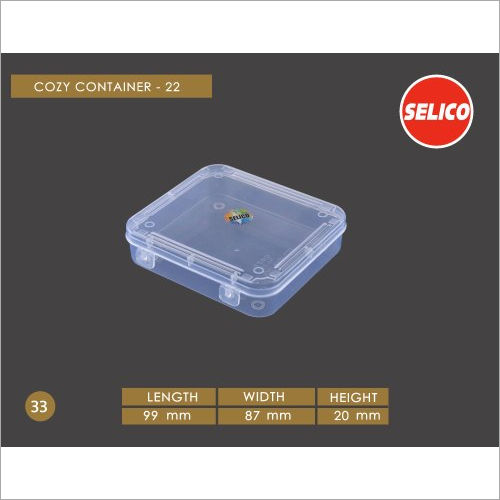 Square Plastic Container Box