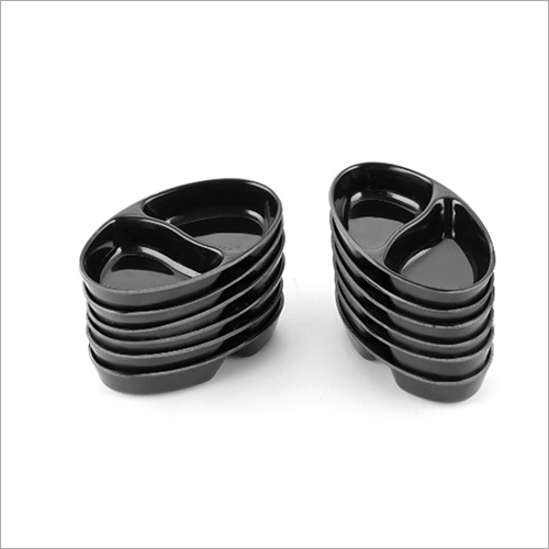 Oval Chatni - Melamine, Customized Size | Polished Finish, Non-Toxic & Lead-Free, Freezer and Microwave Safe, Easy to Clean