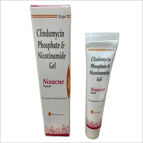 20 Gm Clindamycin Phosphate And Nicotinamide Gel Smooth & Soft