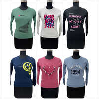 Ladies Full Sleeves Printed T-shirts Gender: Female