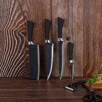 KNIFE SET WITH CHEF PEELER AND SCISSOR