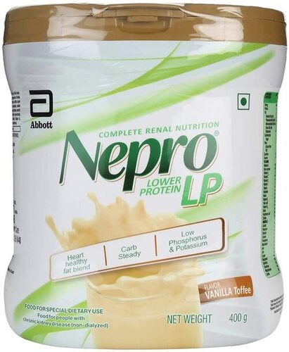 Abbott Nepro LP Powder Vanilla Toffee Carb Steady Lower Protein 400g