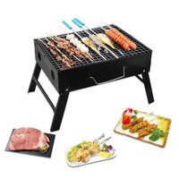 FOLDING BARBEQUE CHARCOAL GRILL OVEN