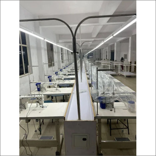 White Ss Production Line Table