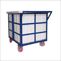 Mild Steel Laundry Trolley Application: Industries