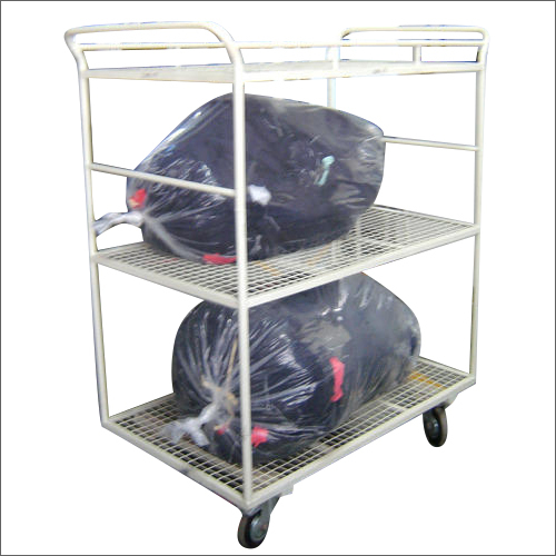 Three Shelf Steel Hand Trolley