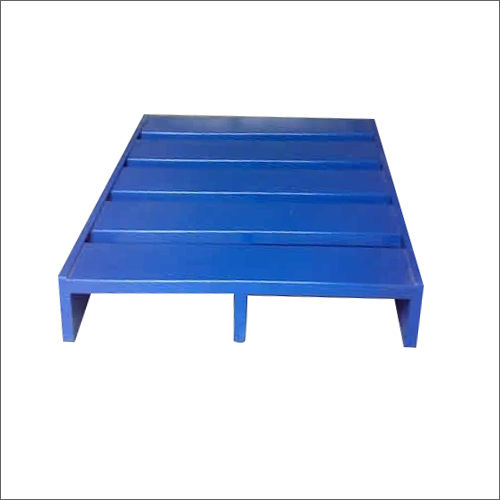 Blue 150 To 200Kg Capacity Ms Pallet