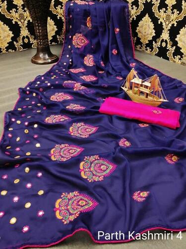 KASHMIRI MIRROR WORK SAREE
