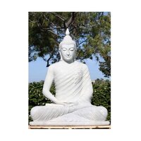 Premium Quality Product Of Marble Buddha Garden Statue