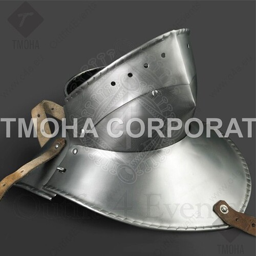 Medieval Wearable Gorget Armor Articulated gorget with bevor IG0007