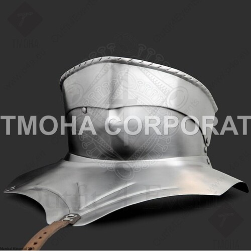 Medieval Wearable Gorget Armor Neck collar with bevor IG0008