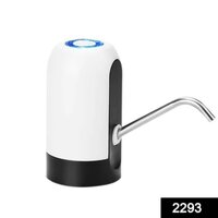White Drinking Cooler Usb Charging Portable Pump Dispenser