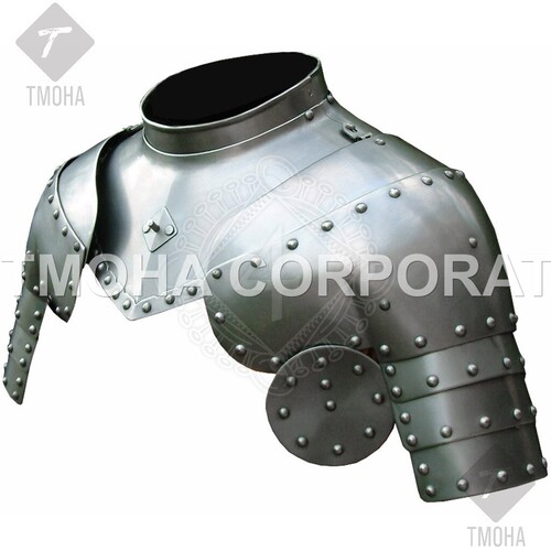 Medieval Wearable Gorget Armor Gorget and Pauldrons from steel IG0013