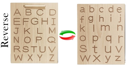 Reversible Alphabet Tracing Board