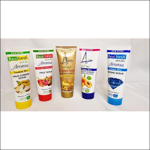 200 ML Haldi Chandan Fruit 24 Carat Gold Apricot Scrub Diamond - Cream Form All Skin Types | Ideal for Body Face Personal Care Skin Care