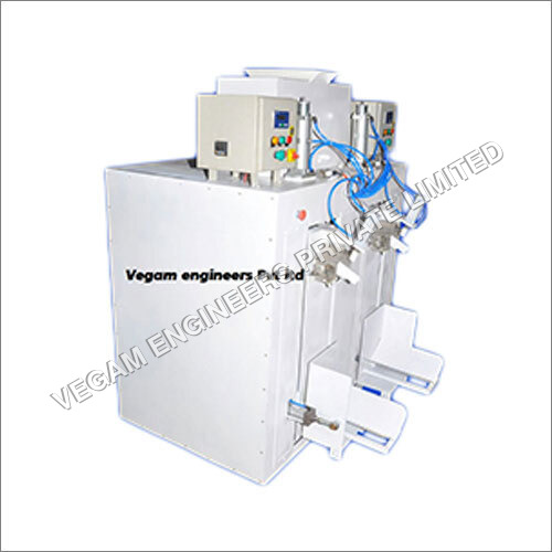 White Automatic Powder Filling Machine