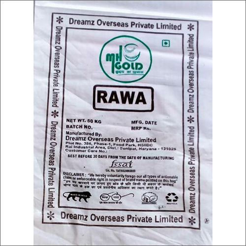 50kg Mh Gold Rawa Sooji Packaging: Bag