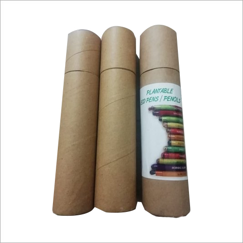 Pens And Pencils Packing - Kraft Paper Material, Cotton Box Size, Brown Color | Eco-Friendly Packaging Solution for Writing Instruments