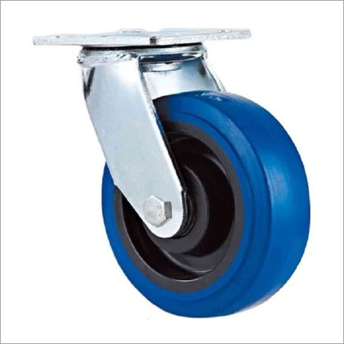 Heavy Duty Elastic Rubber Caster Wheel