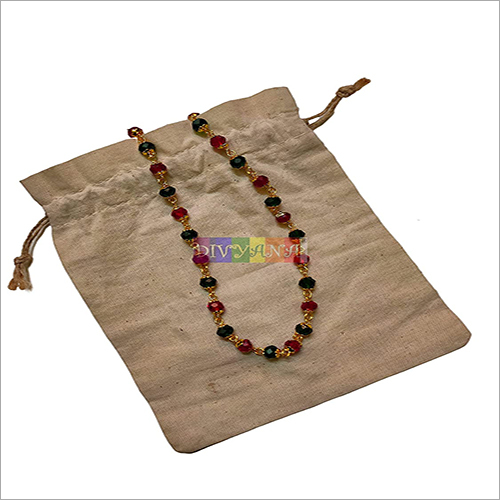 Multicoloured Crystal Beads Necklace with Storage Box