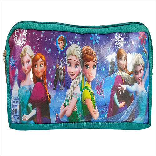 Princess Pen Pencil Stationery Bag Case for Girls Green