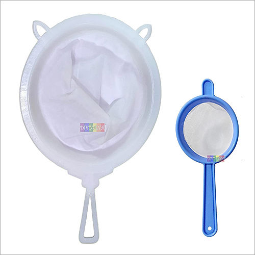 Milk Water Strainer and Tea Strainer (1 Pc) Plastic Filter Combo