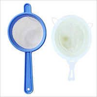 Combo Set Of Small Water Milk Strainer (1 Pc) And Big Tea Strainer (1 Pc)