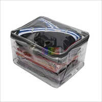 Transparent Lehenga Cover & Clothes Organizer - Heavy Plastic Sheet, Large Size, Waterproof, Dust Proof, Moth Proof, Travel Friendly, Zipper Closure