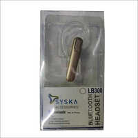 Lb300 Syska Bluetooth Headset - Wireless, 57x11.7x21mm, Golden | Bluetooth V4.1+edr, Up To 50hrs Standby, Ultra-lightweight 5.9g Design
