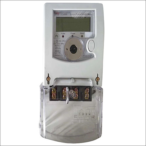 0.6kg Accurate Factory Single Phase Energy Power Meter - Color: White