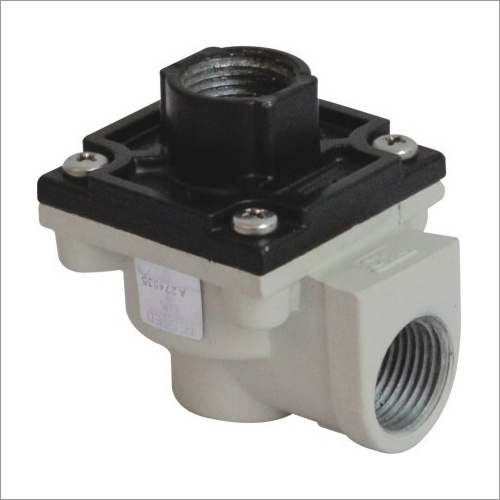 Quick Exhaust Valve - Aluminum, 1/4"- 1/2", Silver | Durable Metal Seals with Bat Wing Shape for Efficient Pneumatic Cylinder Exhaust