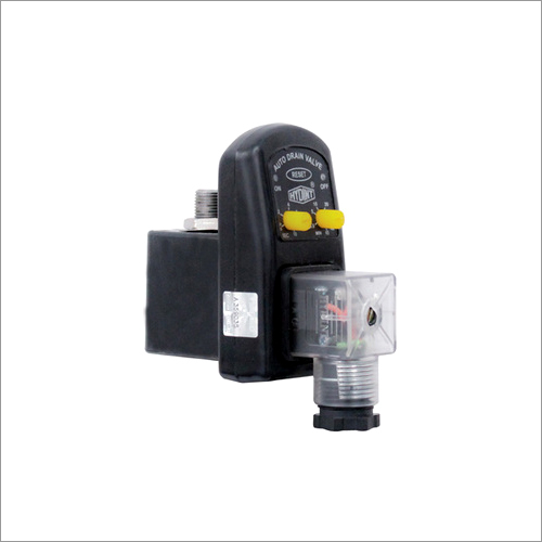 Black Spare Timer Based Auto Drain Valve