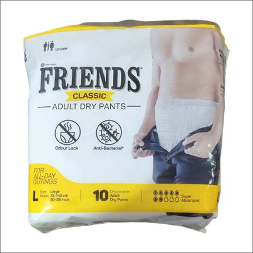 FRIENDS CLASSIC ADULT DRY PANTS LARGE
